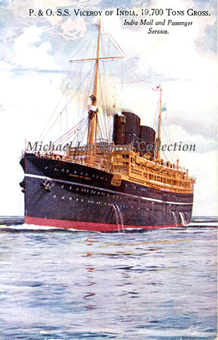 Viceroy of India Postcard